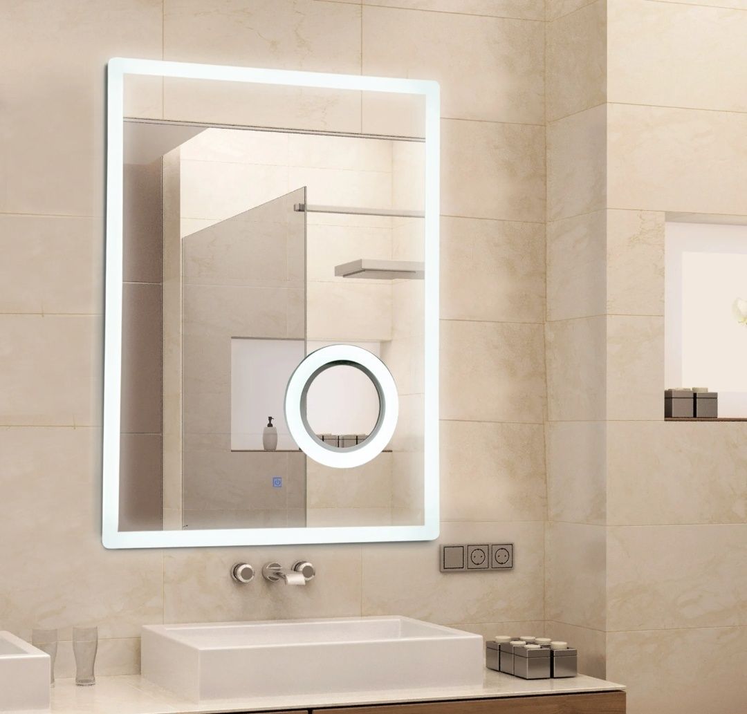Nowe lustro łazienkowe z oświetleniem