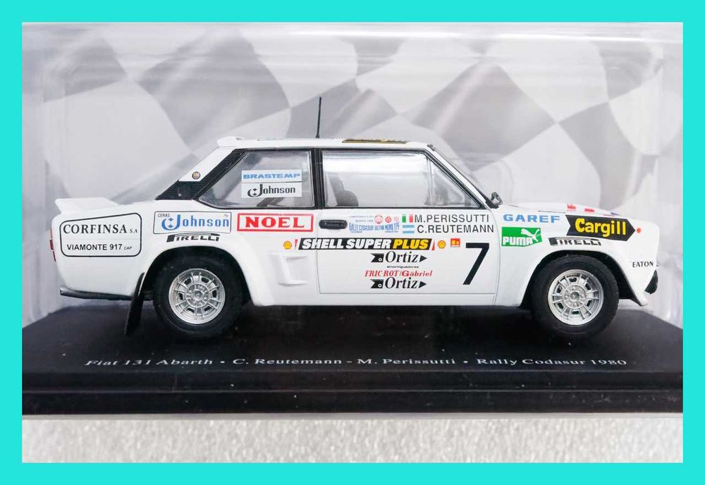 FIAT 131 ABARTH 1:24 Hachette WRC 1980 Carlos Reutemann