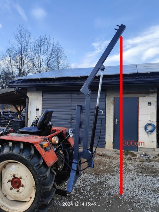 Żuraw wędka podnośnik rozdzielacz węże w zestawie.