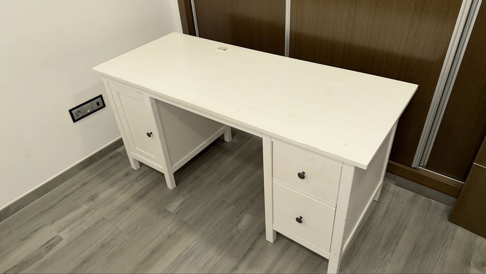 Secretária branca 155x65 cm