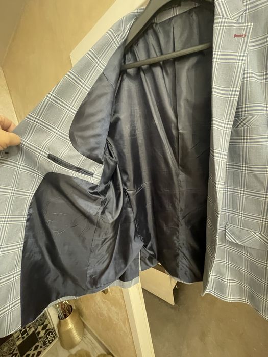 Marynarka męska w kratkę uniwersalna