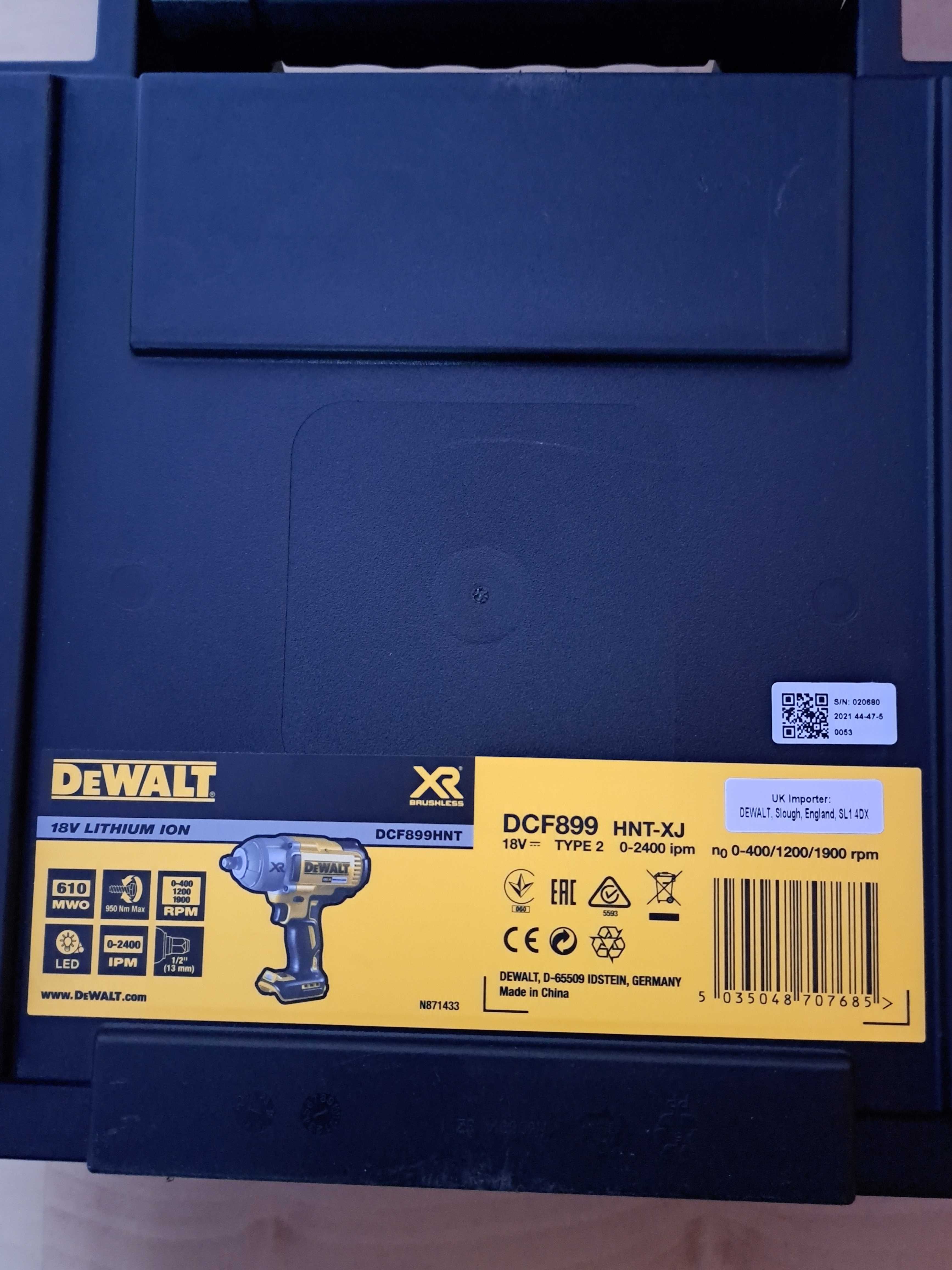 Klucz Udarowy DeWalt XR 1/2 cala 18V (Najmocniejszy)