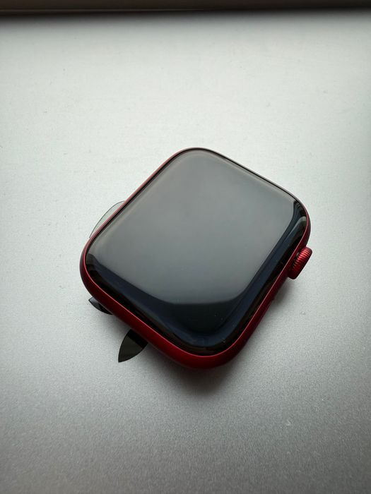 Apple Watch 45 mm 7 red 100% baterii idealny bez rys