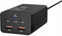 Ładowarka USB-C 125 W 5 portów stacja ładująca kompaktowa GaN