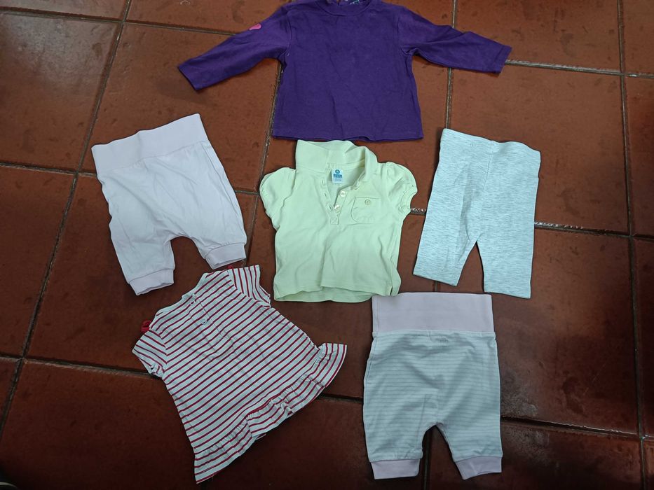 Pack de Roupa 25 Pecas Bebe Menina 6 - 12 meses