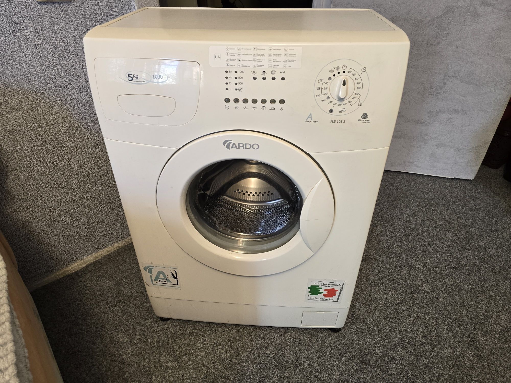 пральна машина ardo fls 105 s робоча