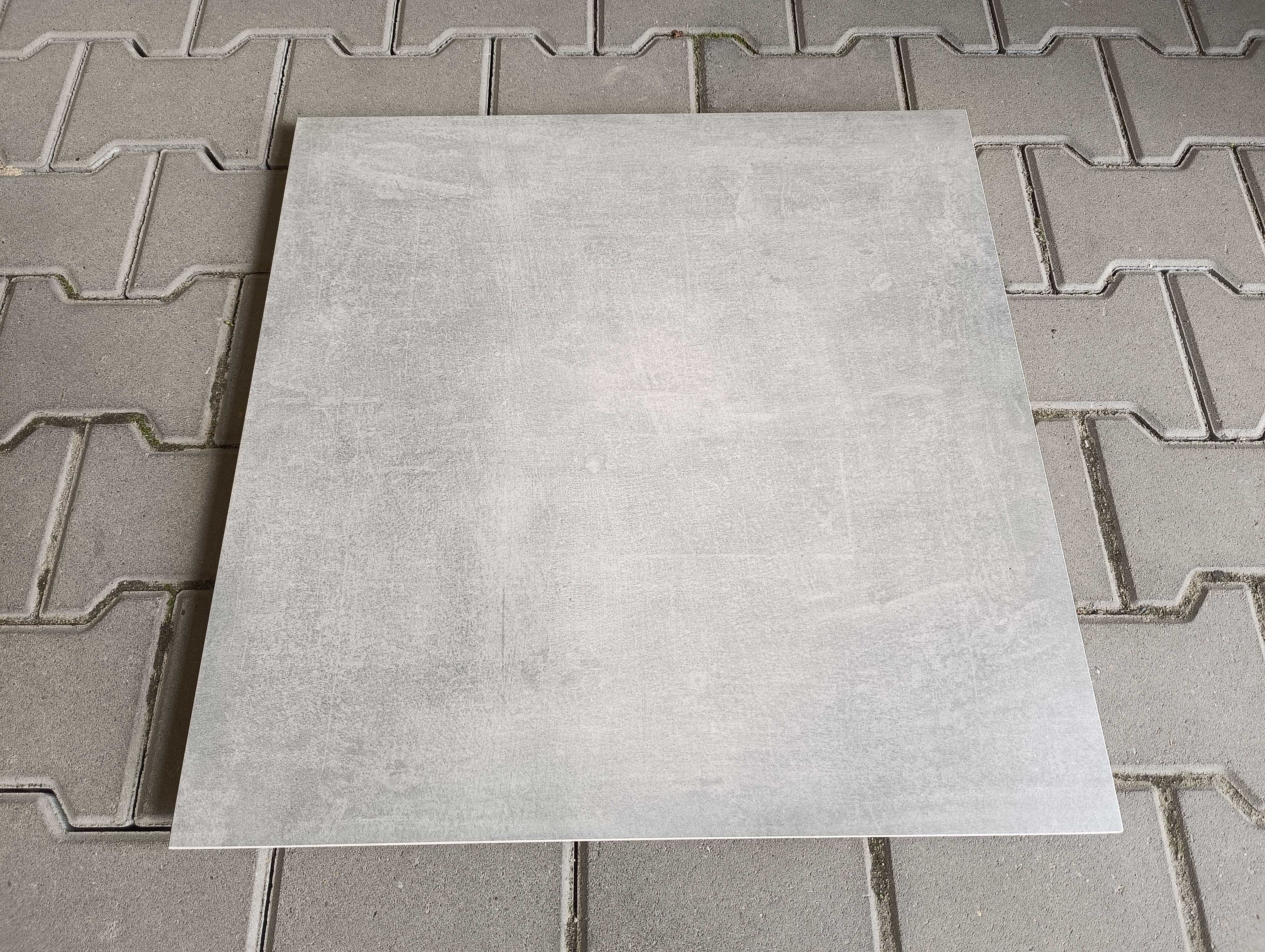 Płytki podłogowe gres szkliwiony imitacja betonu Kassel 60x60 Gat.1