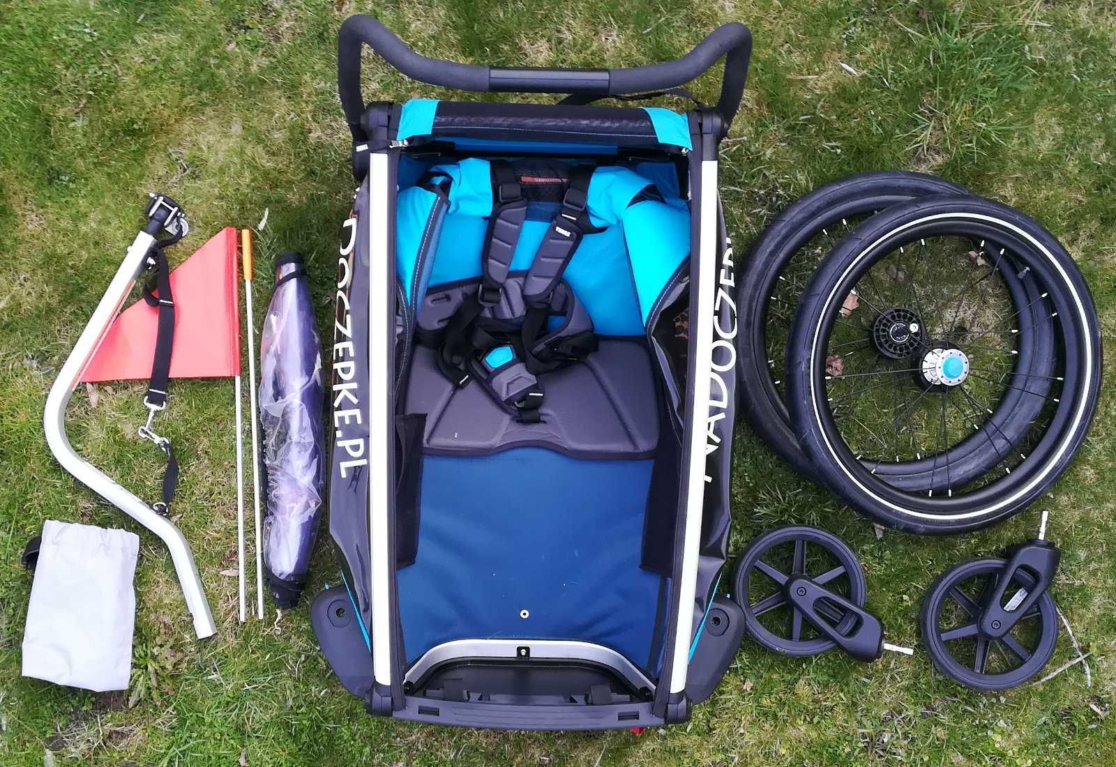 Przyczepka rowerowa Thule Sport Cross 1 2 Cab Lite wynajem wysyłkowy