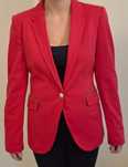 Czerwona marynarka, zara basic, rozmiar M