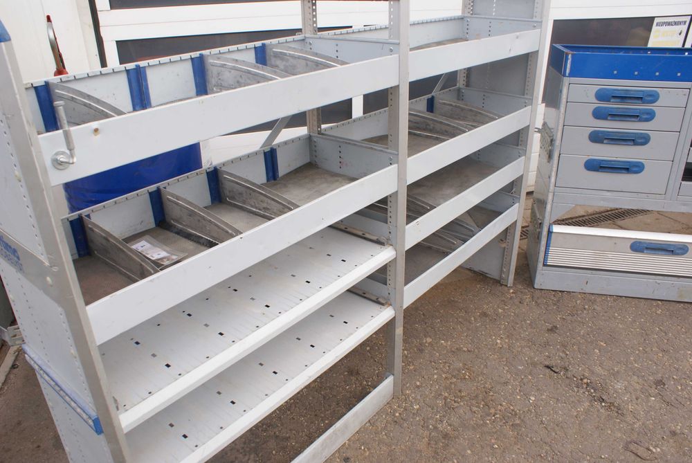 Regały SORTIMO BOTT imadło zabudowa serwisowa szuflady nr1