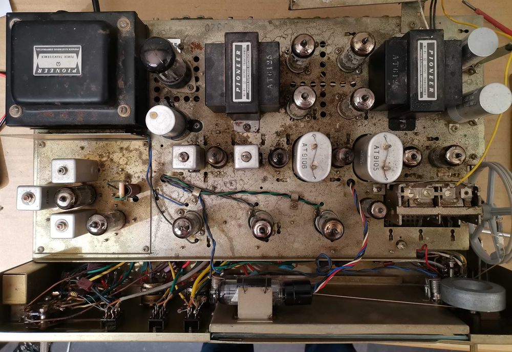 Lampowy st. amplituner PIONEER SM-G205 Push&Pull ECL-86 wysyłka darmo