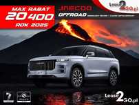 Jaecoo 7 JAECOO 7 • 2025 r • OFFROAD 4x4 • RABAT 20 400 zł • Wszystkie kolory
