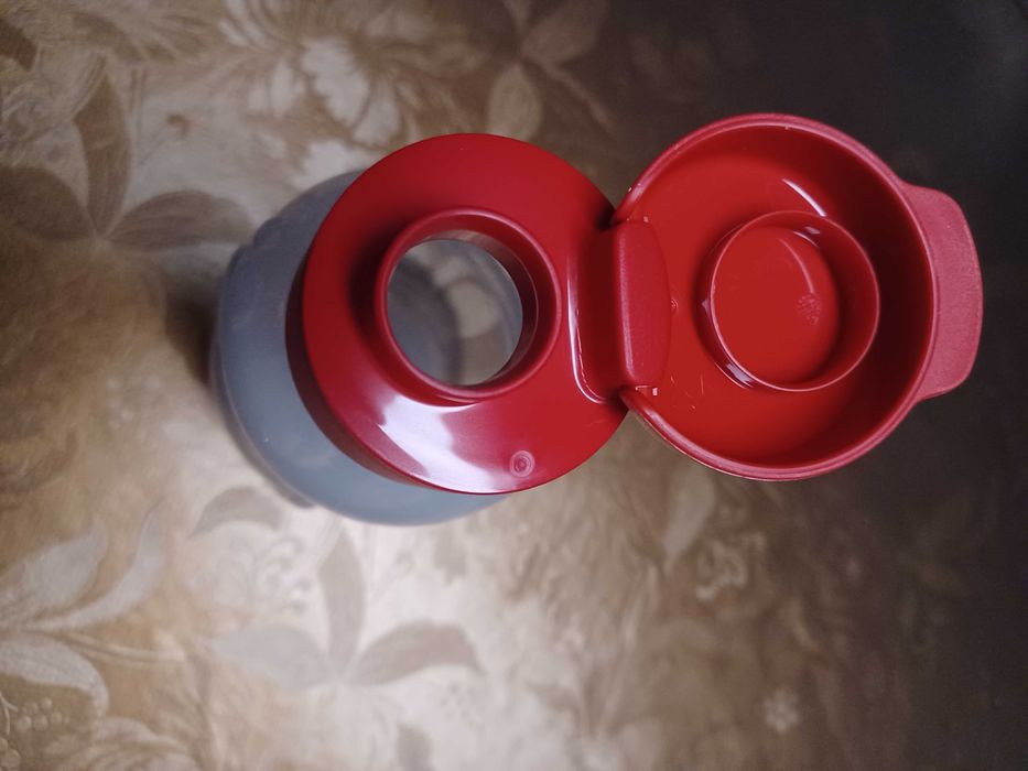 Garrafa da Tupperware - Boneco de Neve - Criança para o Natal - NOVA