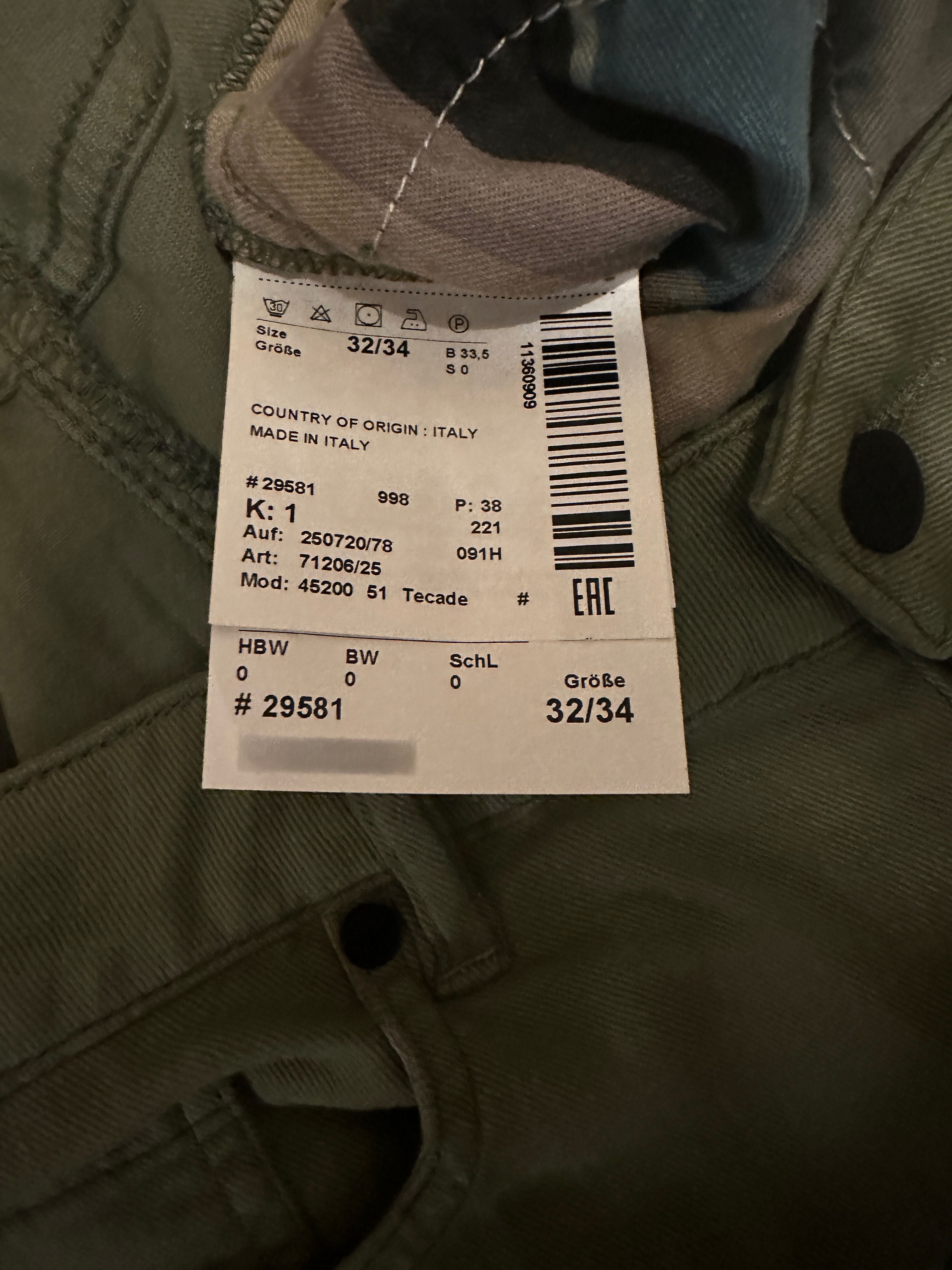 Spodnie hiltl 32/34