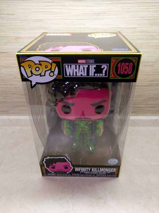 OKAZJA Figura pop what if ? infinity killmonger 1058 figurka Wysyłam