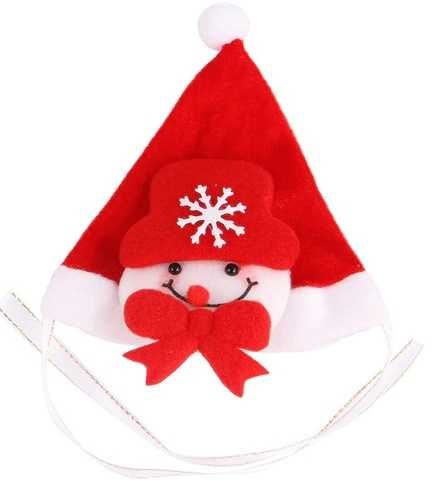 Новорічна шапка для собак. Костюм для собак.Новогодняя шапка для кота