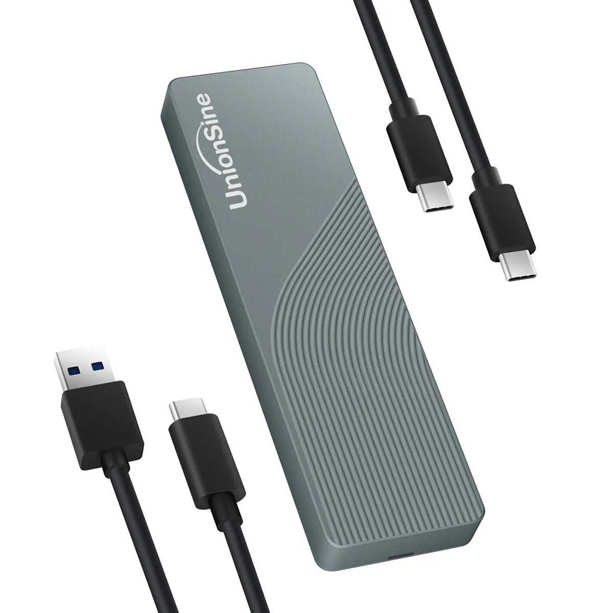 UnionSine MD202. Obudowa na dyski SSD. Nowa. m.2: NVMe PCIe oraz SATA.