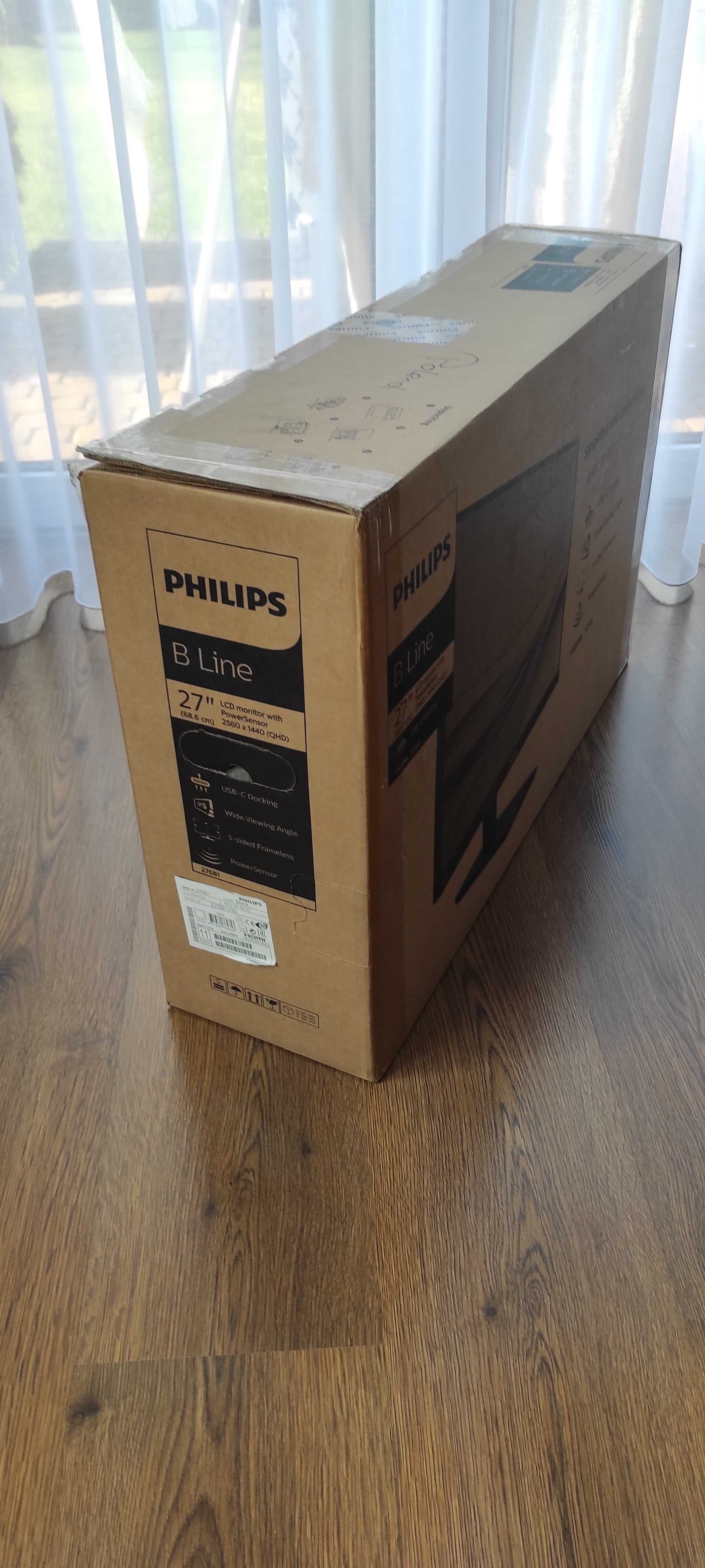 Monitor Philips 276B1/00 - 27", USB-C, 2560x1440 NOWY!