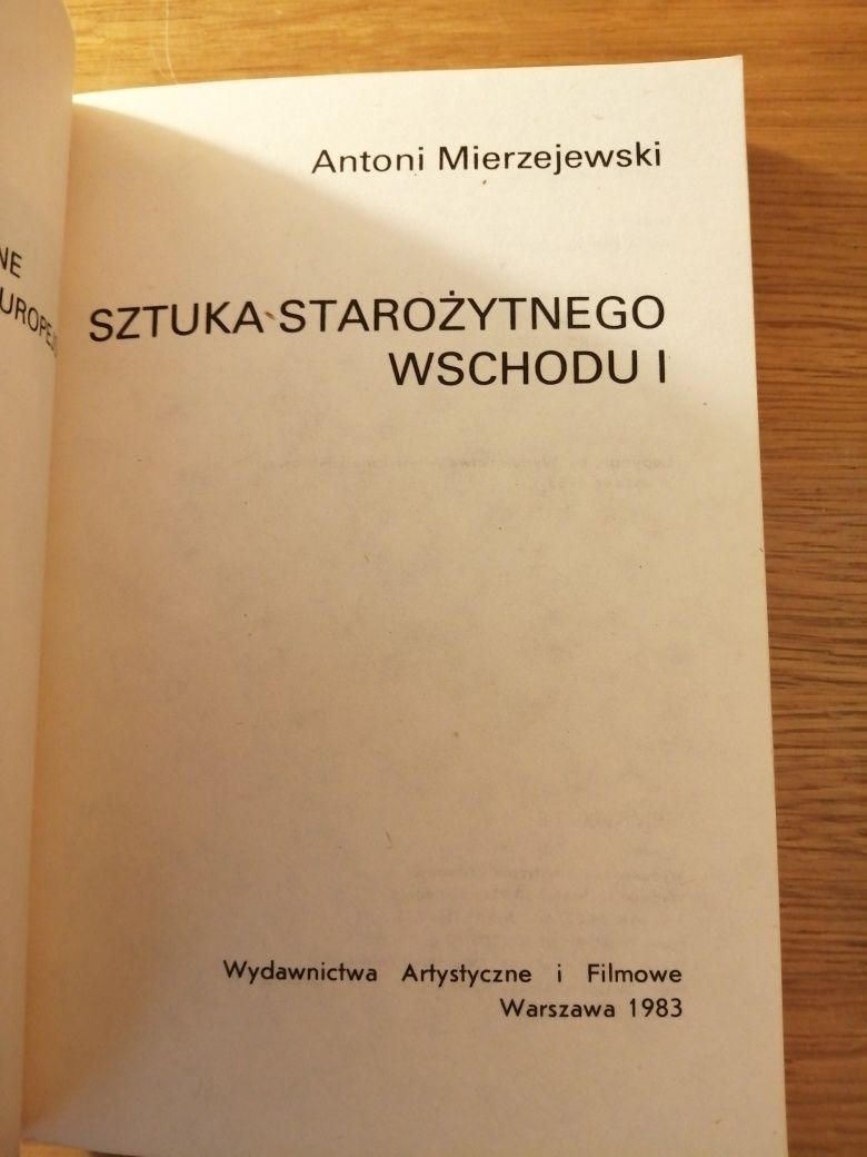 Sztuka starożytnego wschodu II Mierzejewski