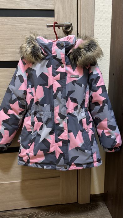 Куртка парка дитяча для дівчинки lenne 122 на зріст 116-130