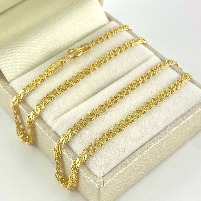 ZŁOTY łańcuszek "MONA LISA" pełny 2,65 mm PRÓBA 585 (14K) dł. 50 cm