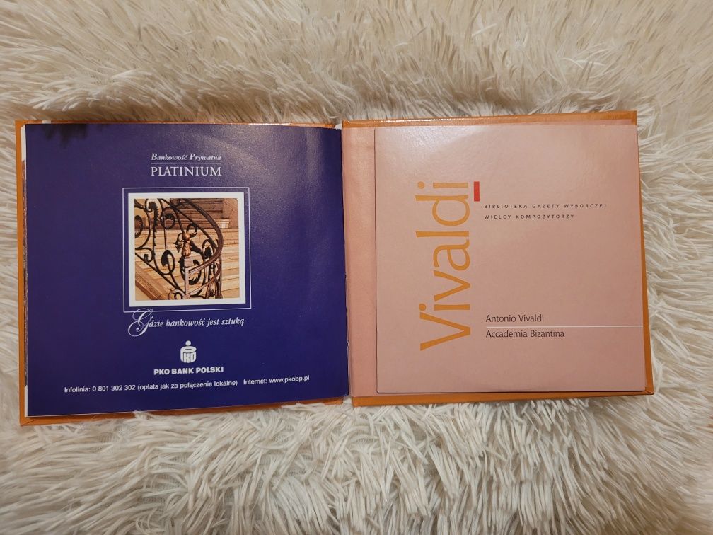 Vivaldi książka + dysk muzyka klasyczna cd prezent