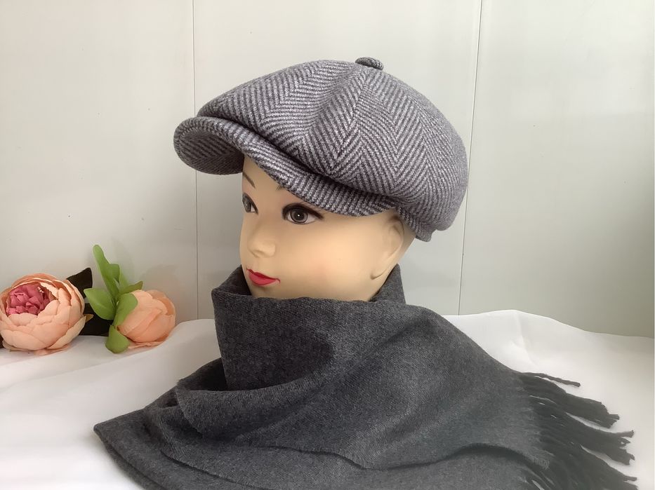 Кепка мужская восьмиклинка теплая шерсть