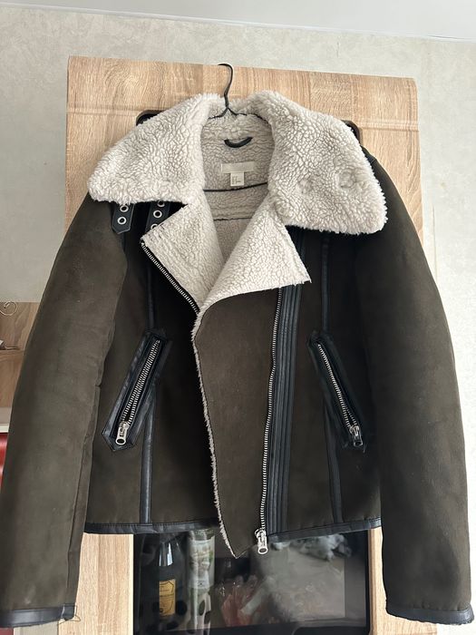 Дублянка кольору хакі H&M