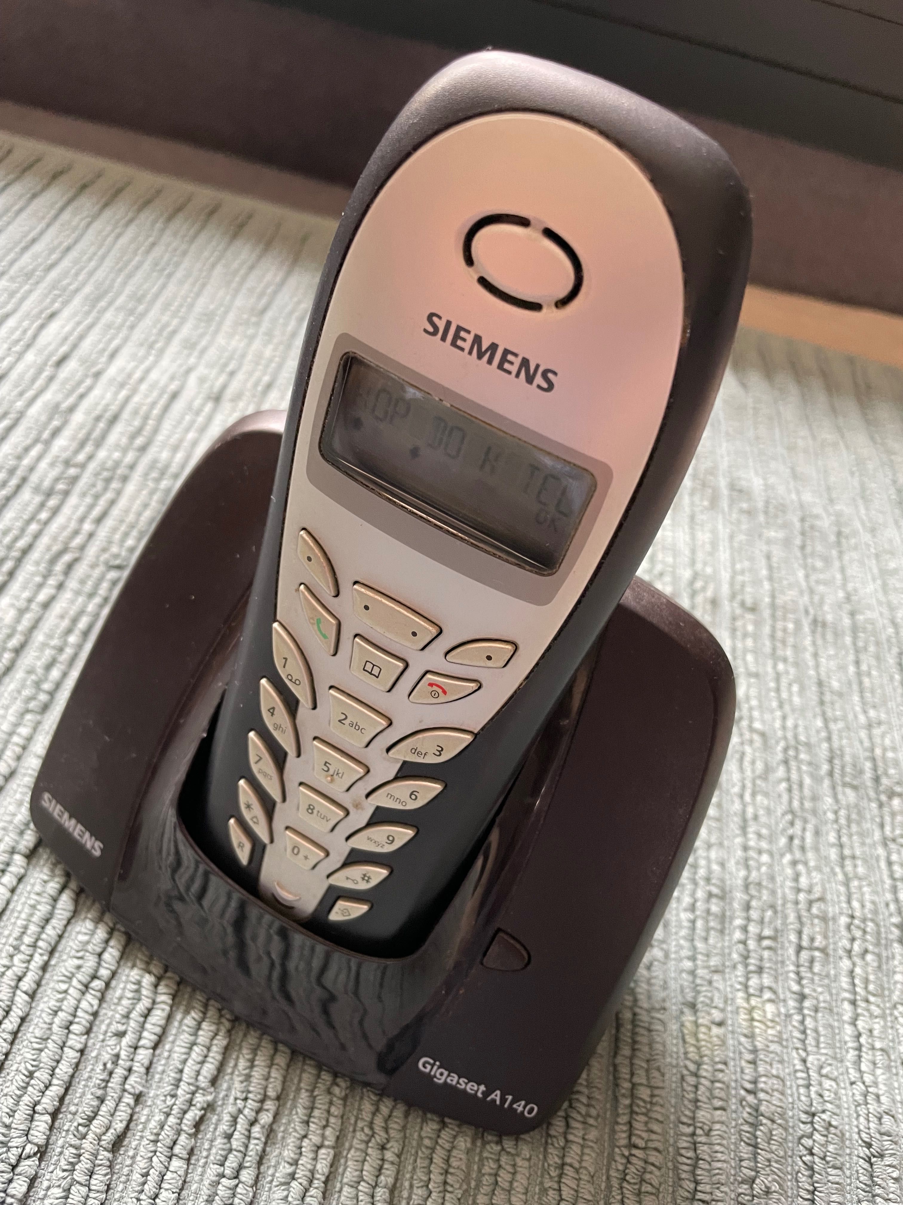 telefon Siemens Gigaset A140 - Dect,  współpraca z 4 słuchawkami