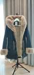 Kurtka zimowa czarna (parka)