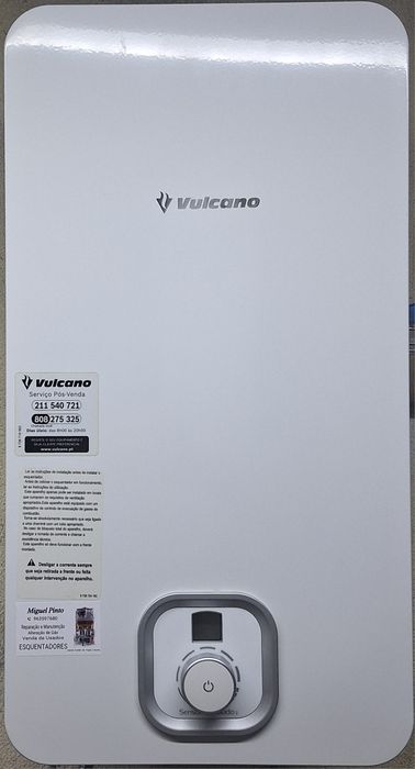 Esquentador Vulcano Sensor Ventilado Gás Natural 11 Litros