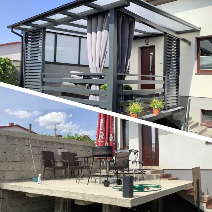 Zadaszenie tarasu , wiata garażowa , pergola, altana. Już od 690zł m2.