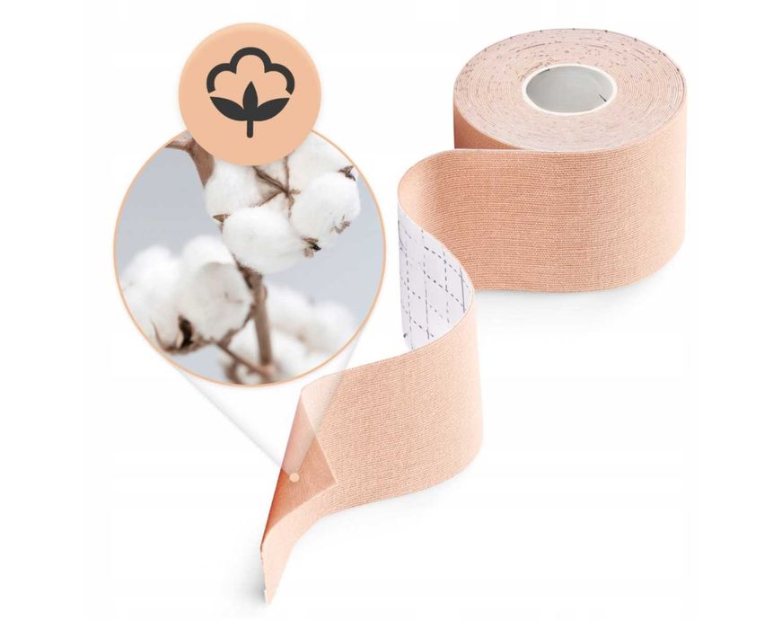 Taśma Kinezjologiczna Tape Kinesiotaping do Kolana Twarzy Plaster 5m