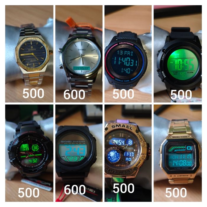 Нові годинники SKMEI, Binbond, Sanda, Smael