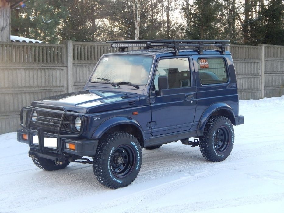 Bagażnik dachowy Suzuki Samurai, z siatką