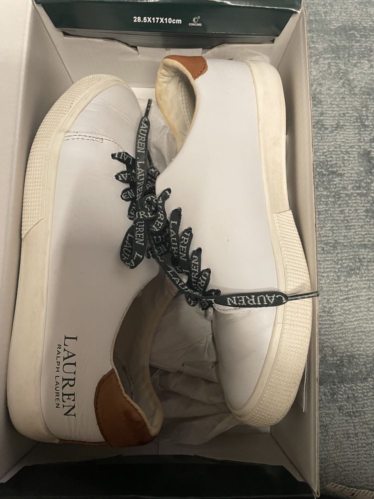 Buty sneakersy białe ralph lauren 36 modne