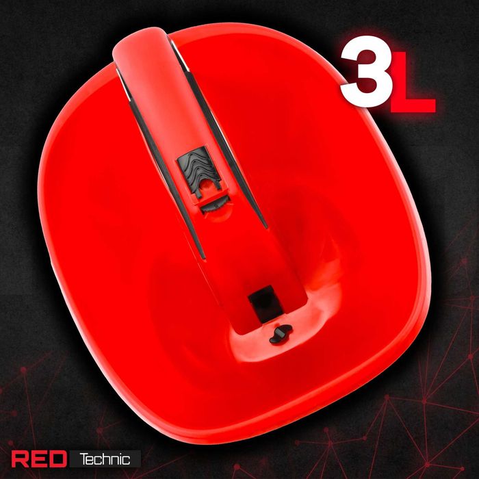 Siewnik akumulatorowy rozsiewacz do nasion trawy nawozu 3l Red Technic