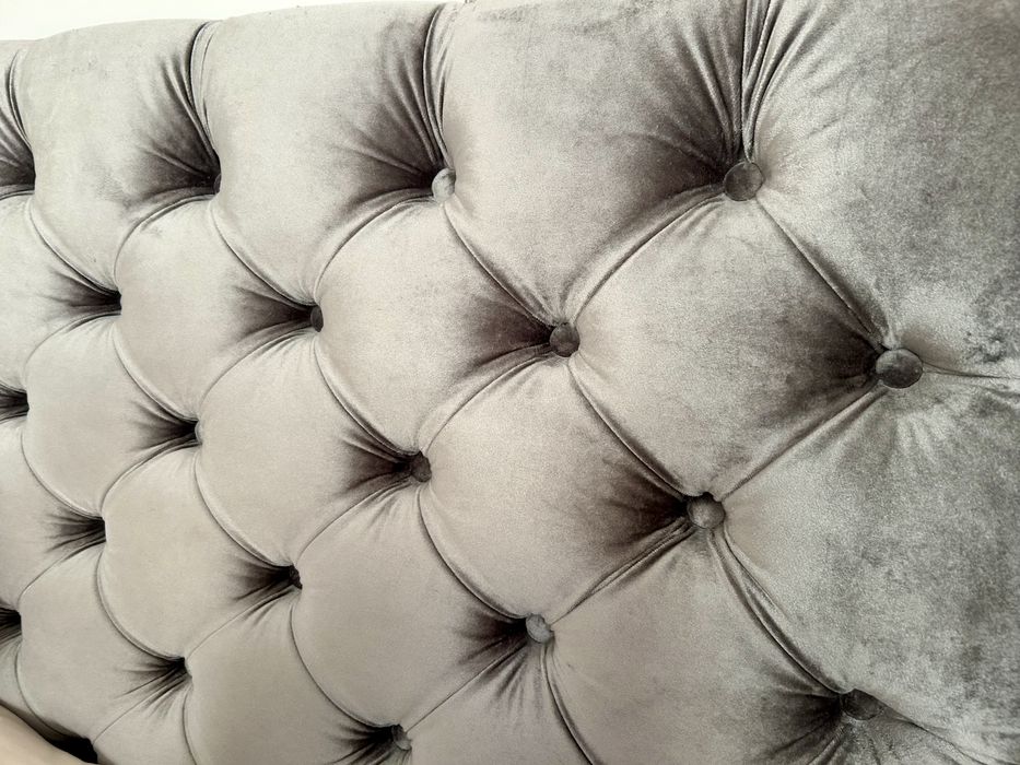 Łóżko pikowane glamour chesterfield 180x200 cm