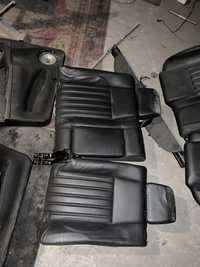 Alfa 156 skóra skórzana tapicerka Fotele kanapa boczki komplet czarna