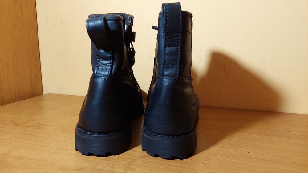 Круті шкіряні фірмові черевики Timberland