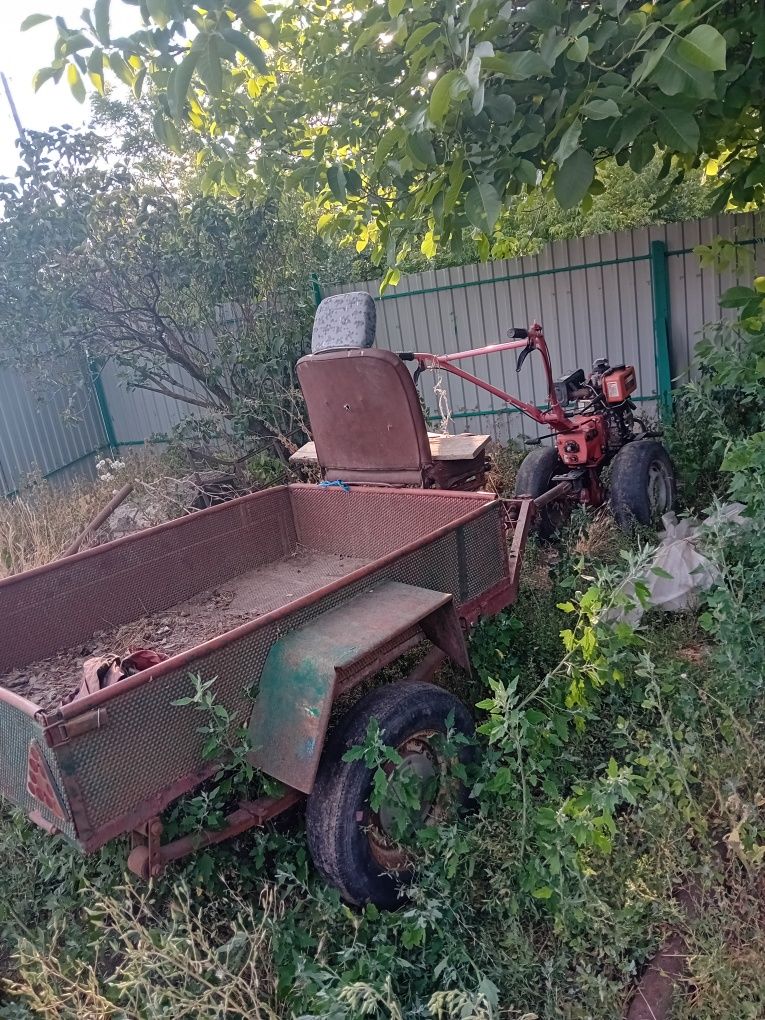 Продам мотоблок з прицепом