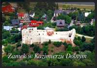 Kazimierz Dolny zamek magnes na lodówkę 9 x 6 cm