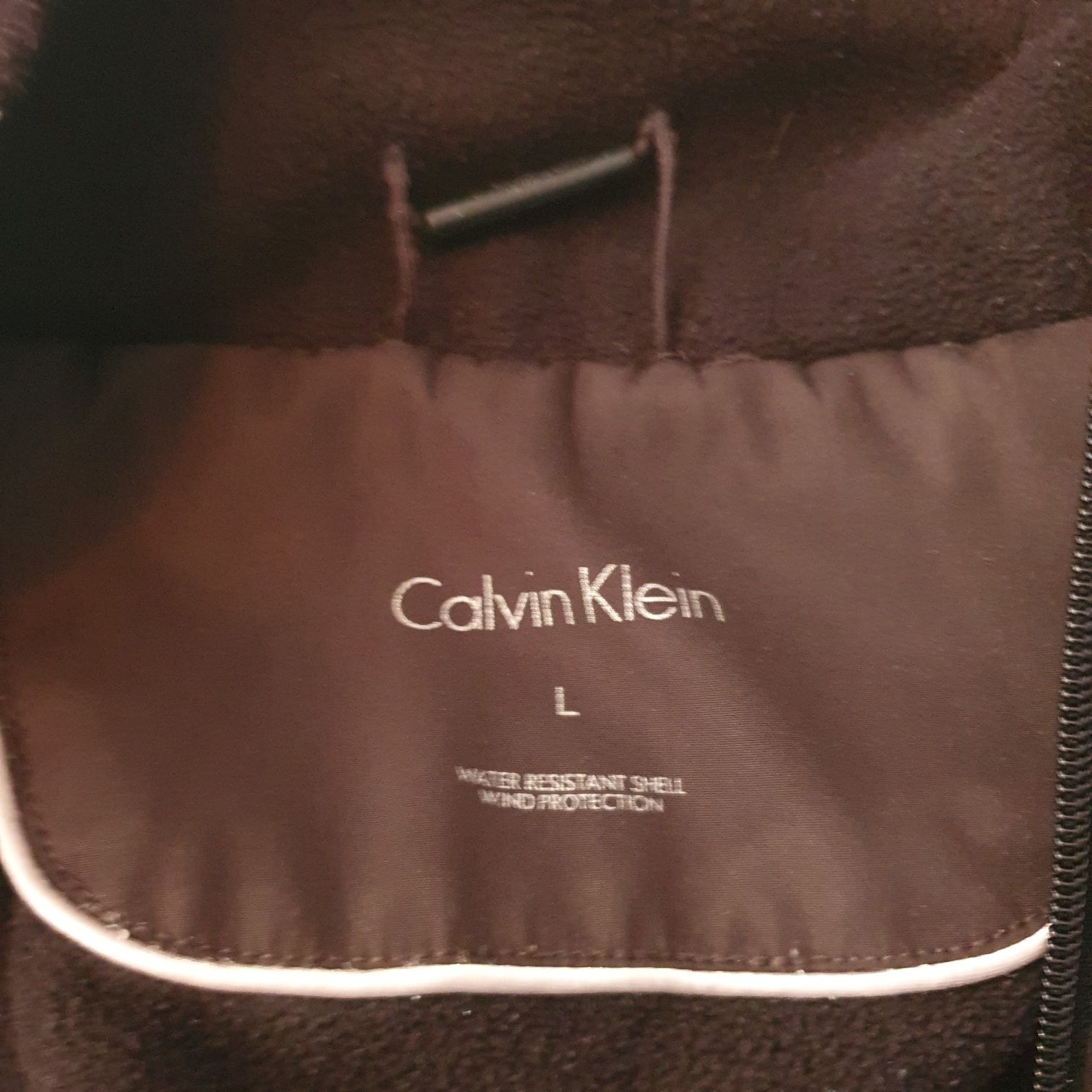 Calvin Klein kurtka zimowa męska L, brązowa