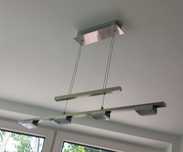 Lampa sufitowa srebrna