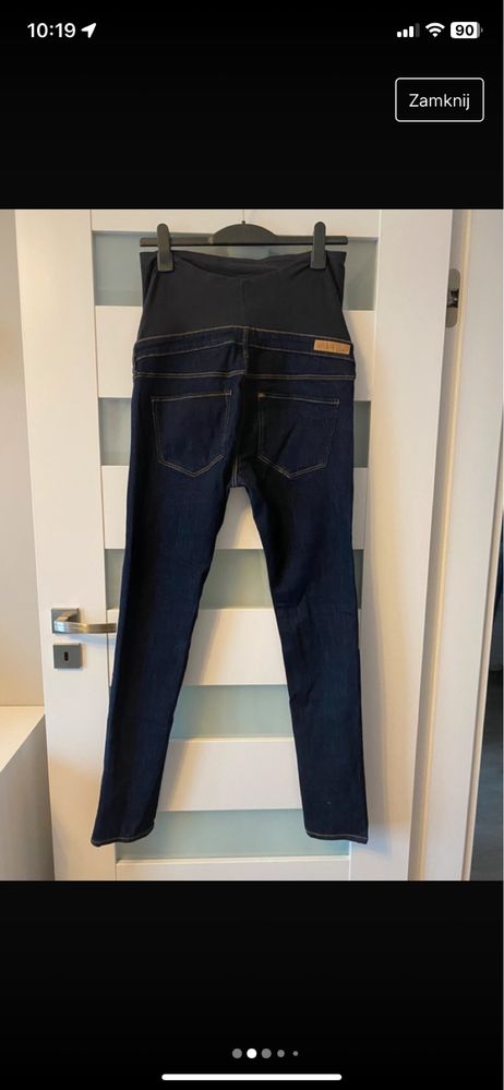Jeansy ciążowe H&M 42/44