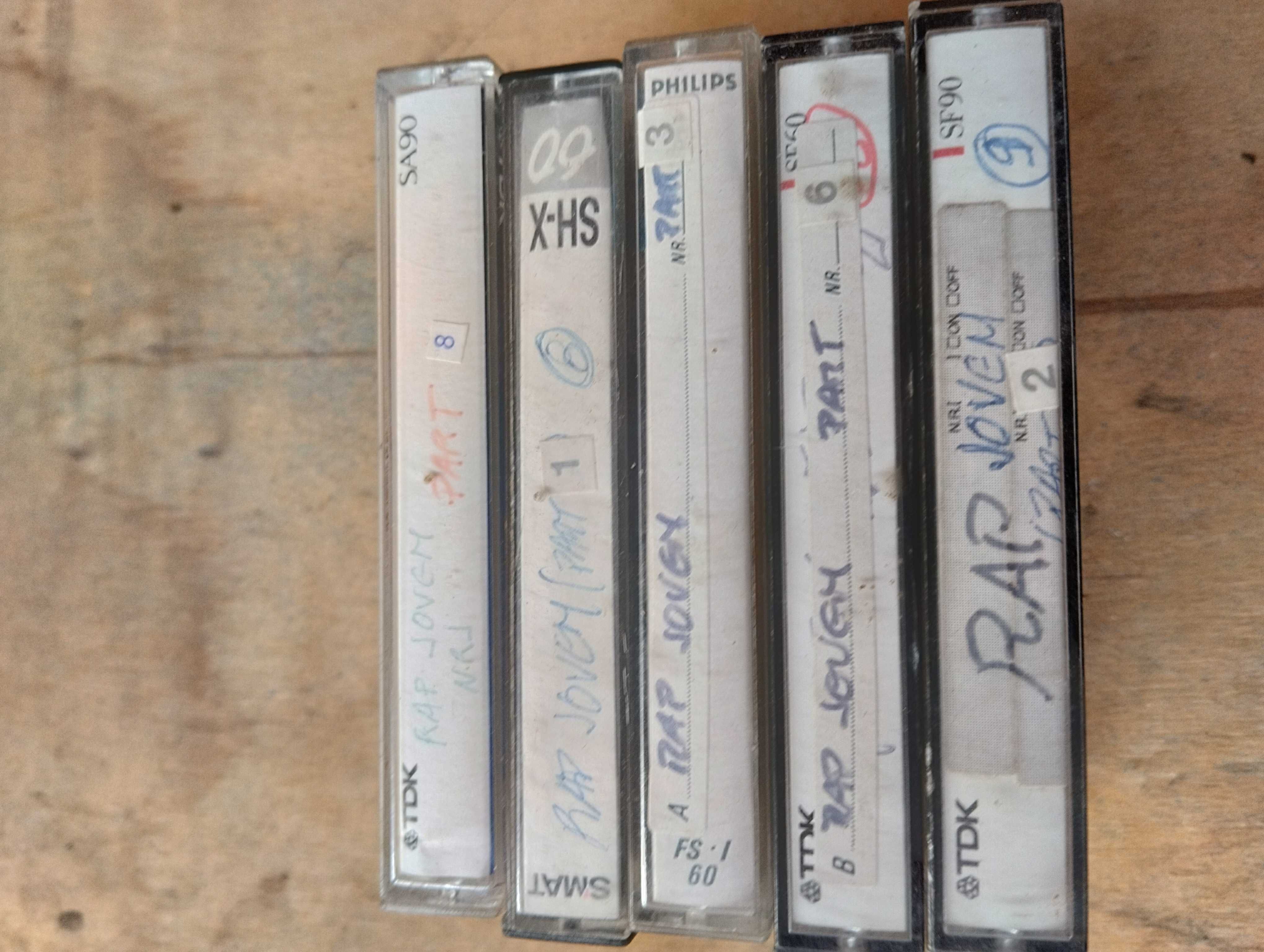 Cassetes originais e gravações hip-hop