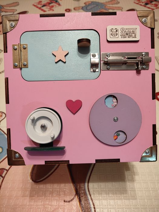 Бізі борд новий рожевий