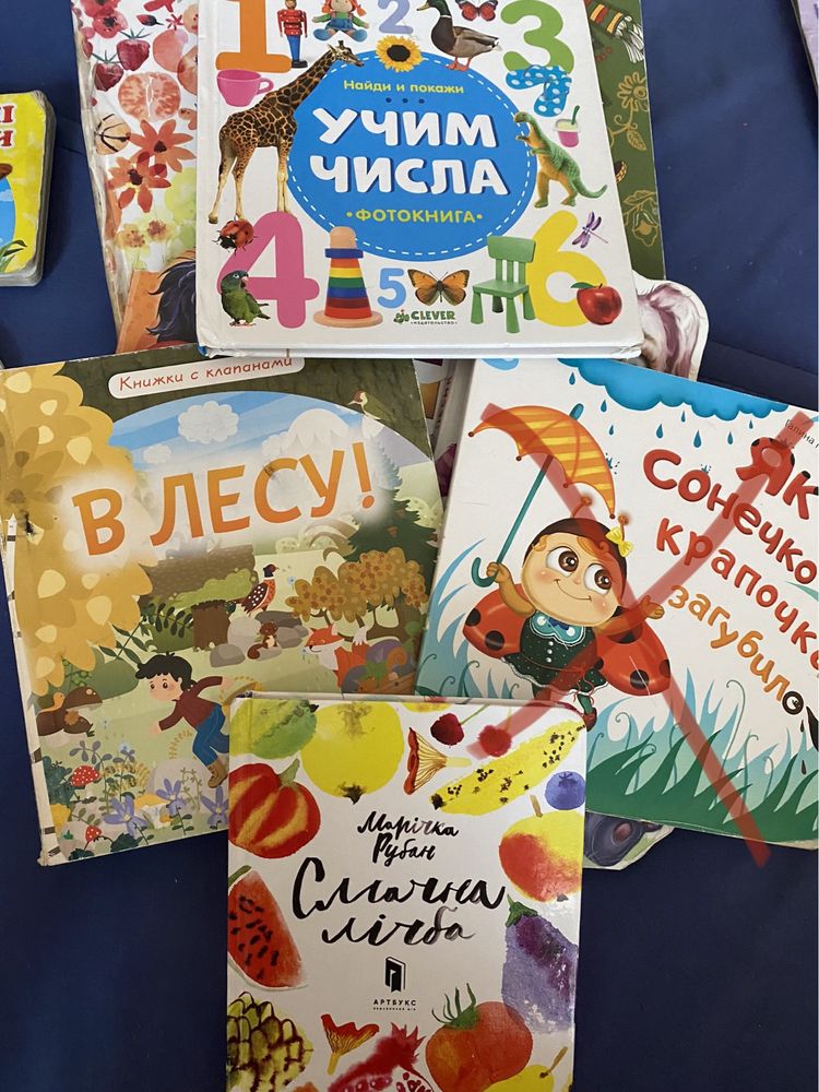 Книжки для наймолодших малюків ВСЛ Марічка Рубан