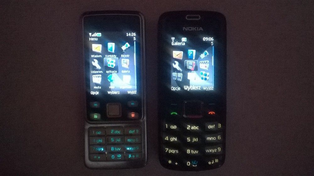 Nokia 6300 i 3110c ładowarki plus dodatki Legalne telefony
