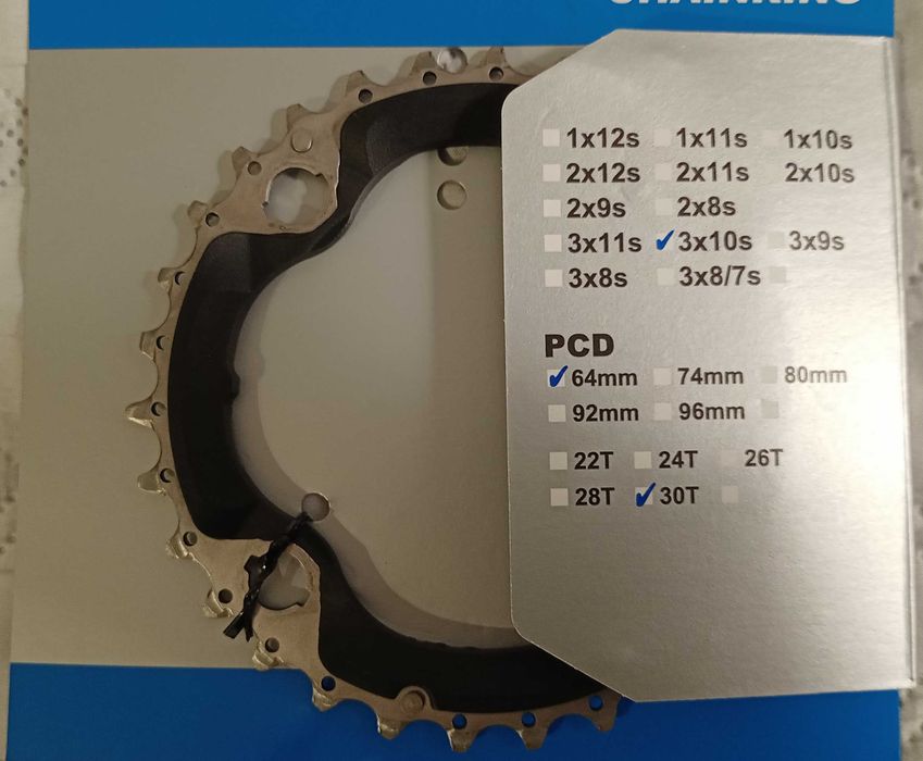 Tarcza zębatka mechanizmu korbowego 30T Shimano FC-M6000